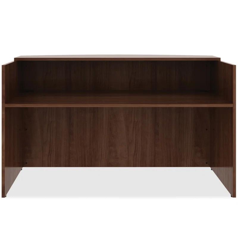 Lorell Essentials Series Rectangle Synthetic Laminate Reception Desk