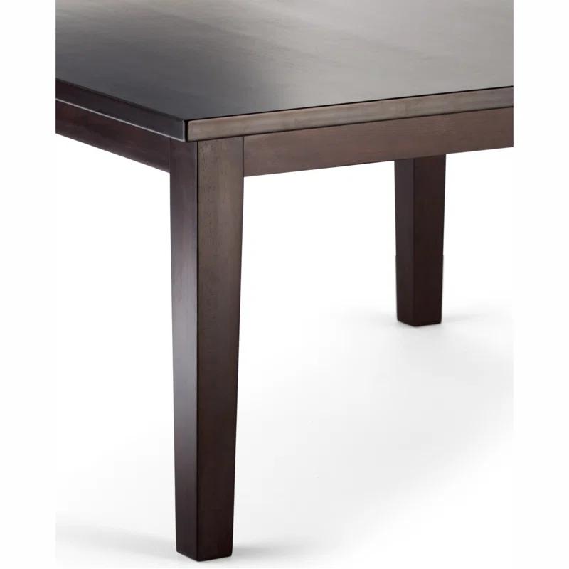 Simpli Home Eastwood Solid Wood Dining Table, Contemporary Style