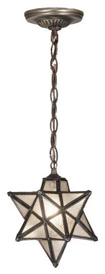 Meyda Tiffany & Stained Glass 1 - Light Antique Brass Single Pendant