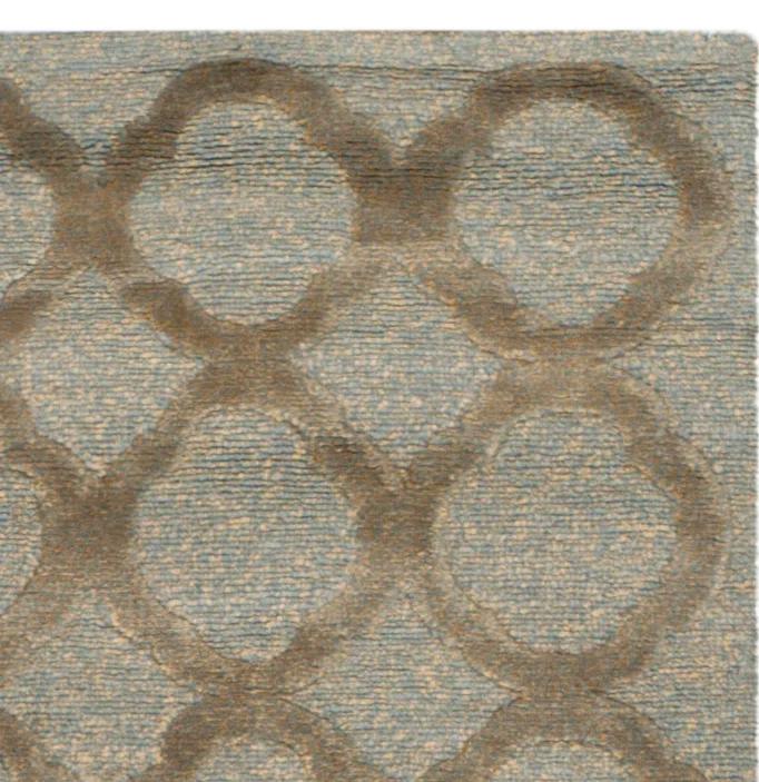 Martha Stewart Classics Silk & Wool Pile Geometric Rug