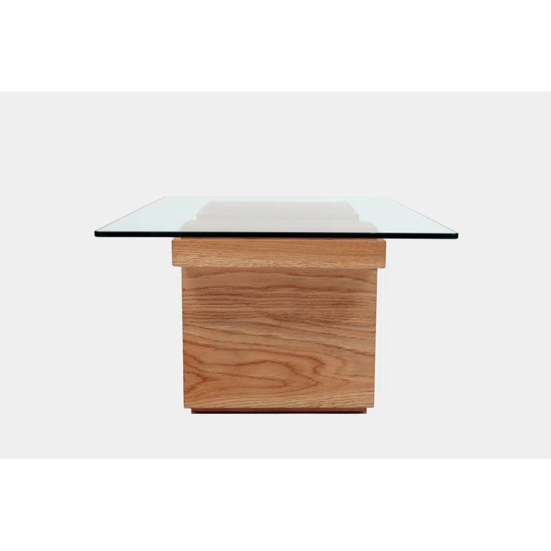 SQG Pedestal Coffee Table with Storage