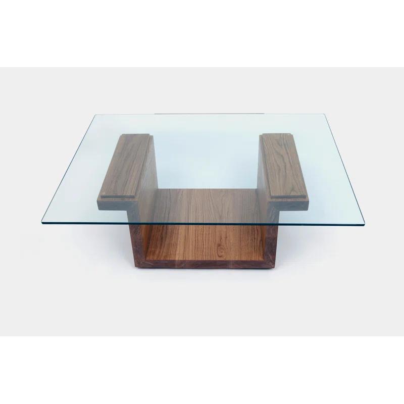 SQG Pedestal Coffee Table with Storage