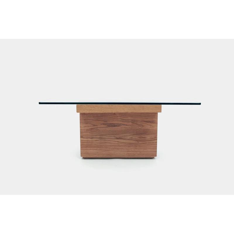 SQG Pedestal Coffee Table with Storage