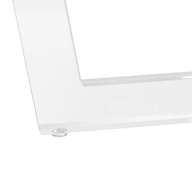 SAFAVIEH Couture Hermina Contemporary Acrylic Coffee Table, Silver