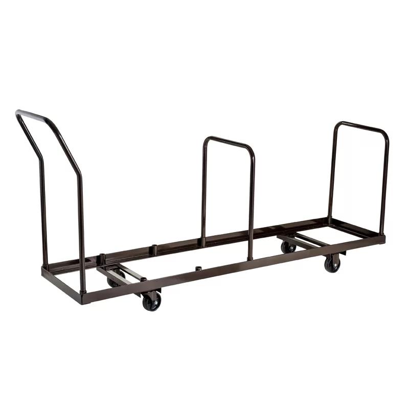 Solid Steel Vertical Folding Chair Storage Dolly, 35 Capacity