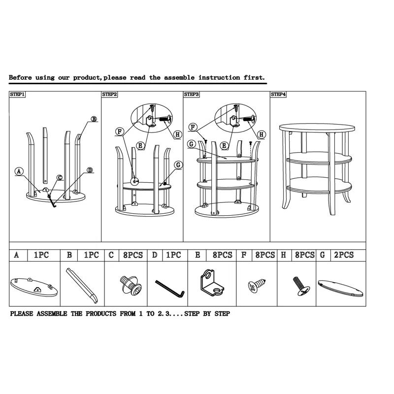 Winston Porter Calarco End Table