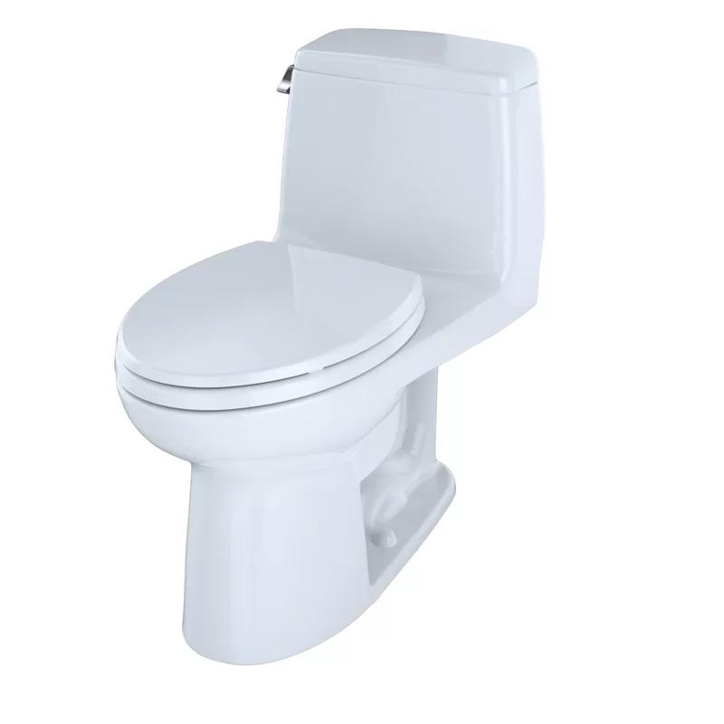 EcoMax Elongated One-Piece 1.28 GPF High-Efficiency Toilet in Bone