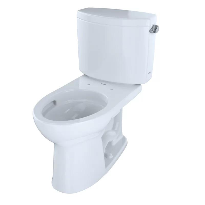 Modern Elegance High-Efficiency Cotton White Elongated Toilet