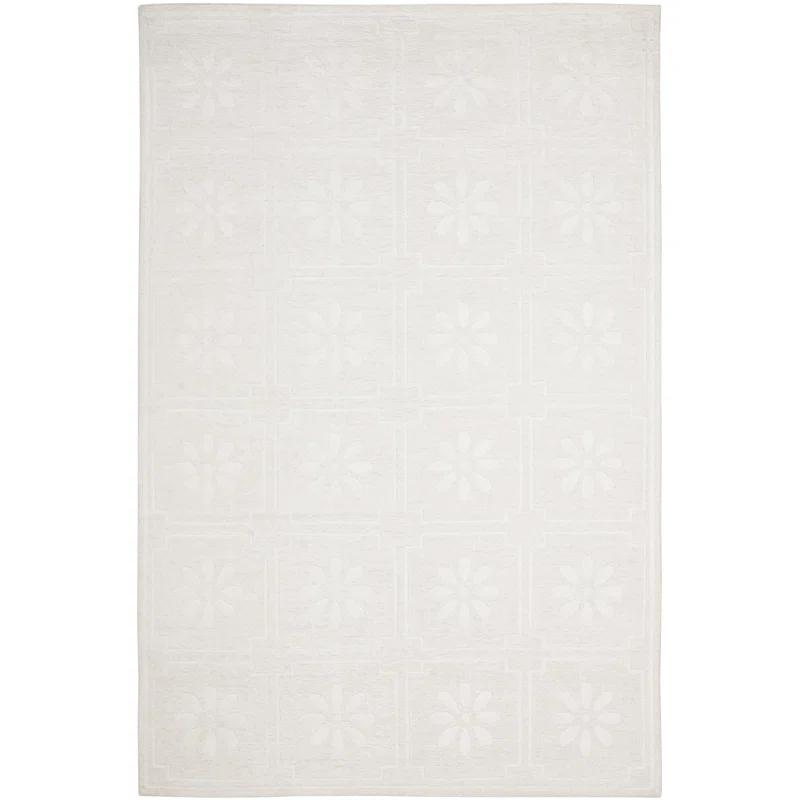 Martha Stewart Rugs Martha Stewart Hand Knotted Linen Floral Rug