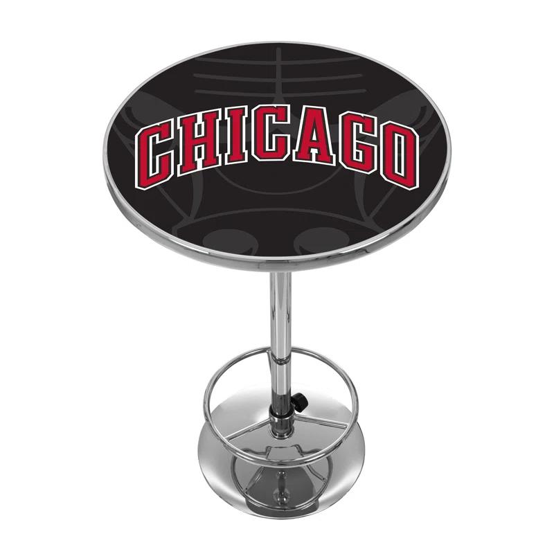 Trademark Global NBA Round Metal Base Dining Table