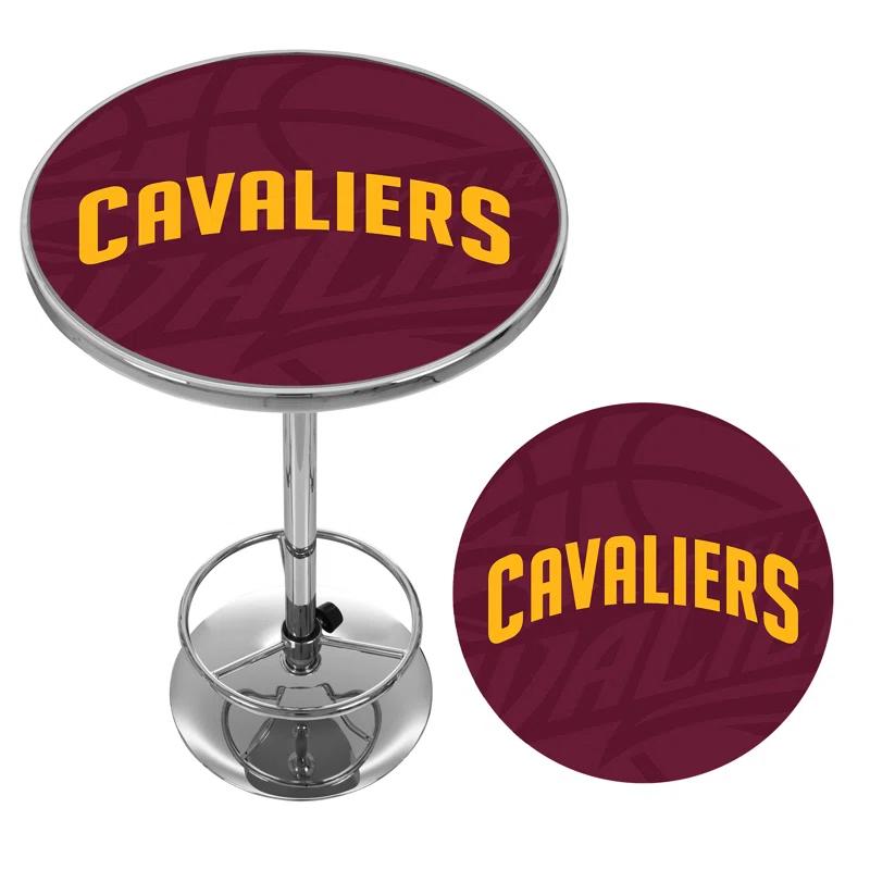 Trademark Global NBA Round Metal Base Dining Table