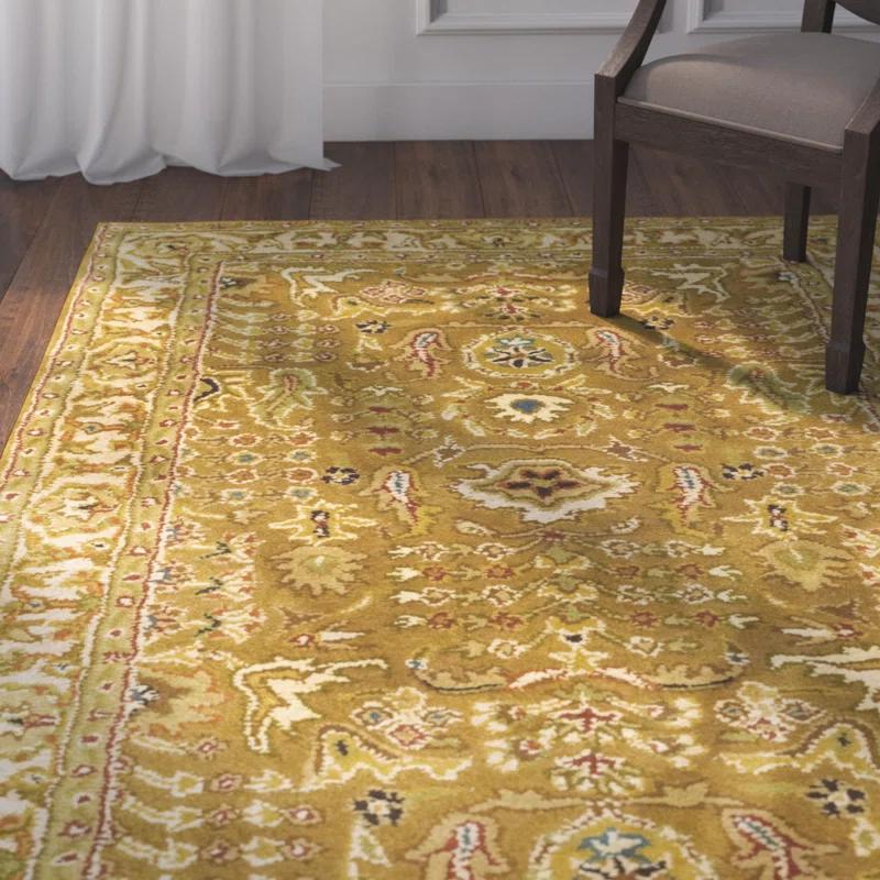 Chattooga Oriental Hand-Tufted Wool Gold Area Rug