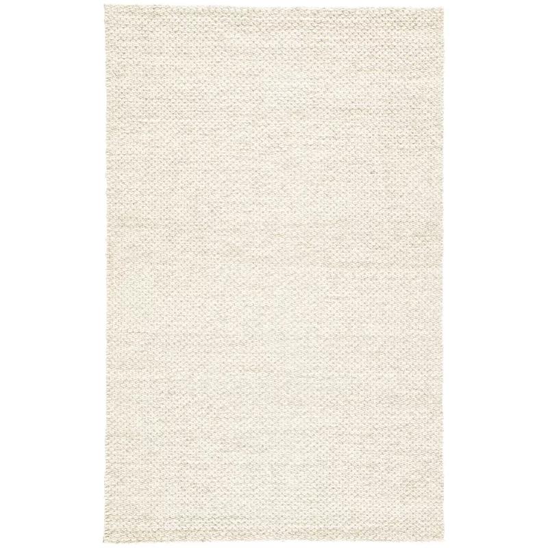 Ivory Coastline Bliss Hand-tufted Wool Rectangular Rug