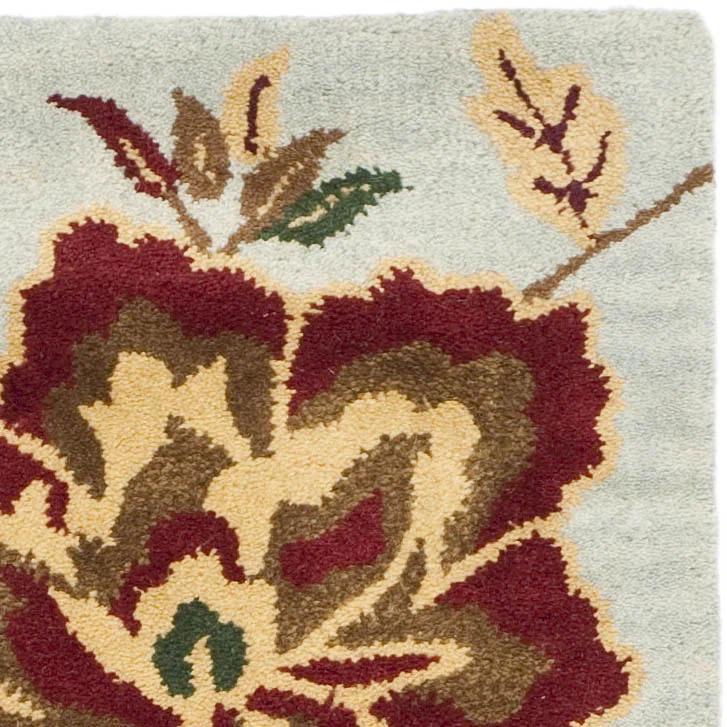 World Menagerie Arber Hand Tufted Wool Floral / Flower Rug