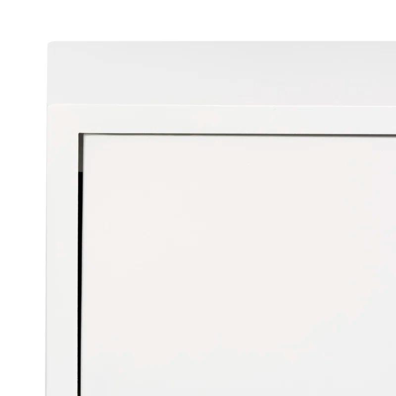 Zarina Modern Cross Leg End Table - White - Safavieh.
