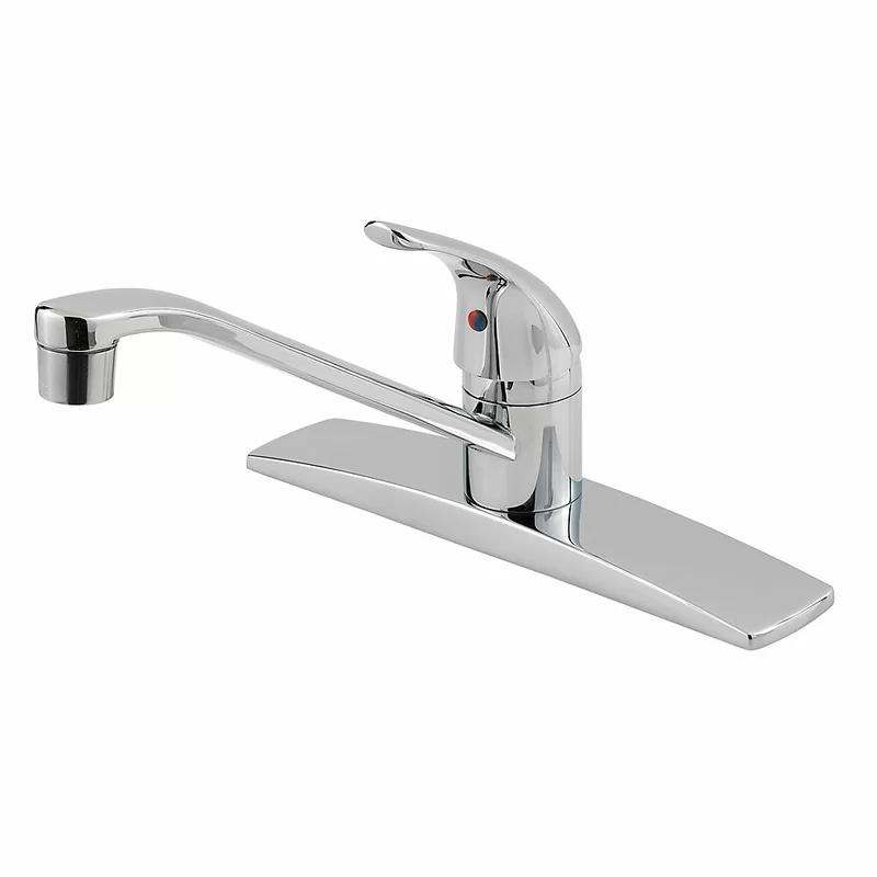 Elegant Chrome Single Handle Kitchen Faucet with Pull-out Spray