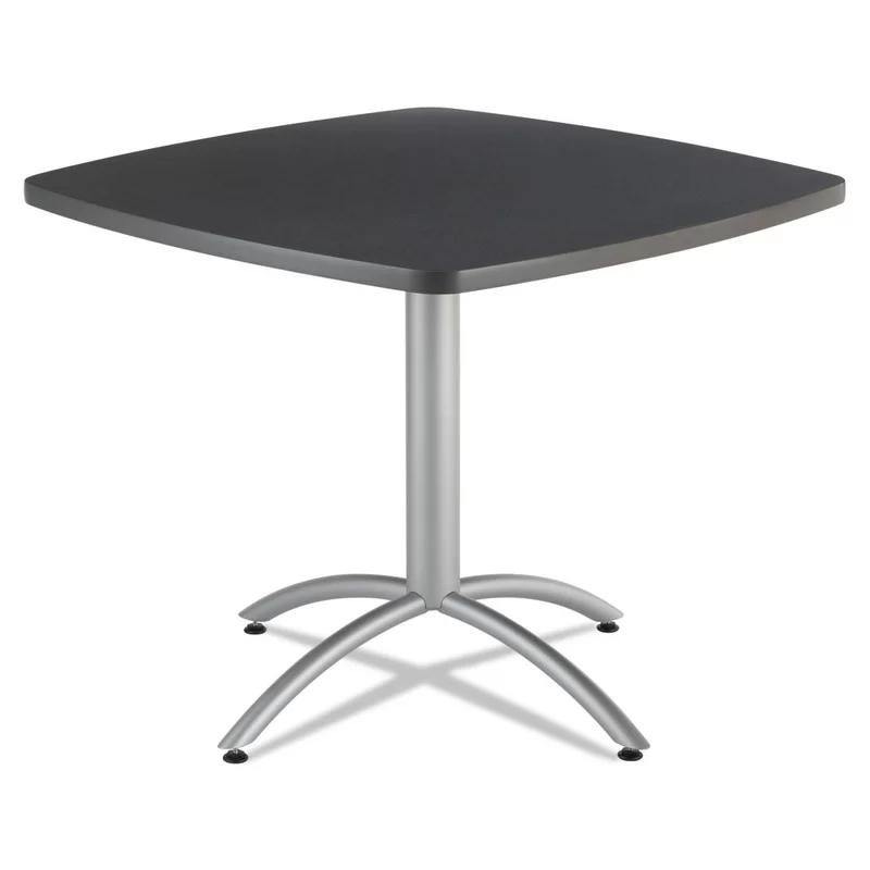 Graphite Granite 36'' Square Contemporary Dining Table
