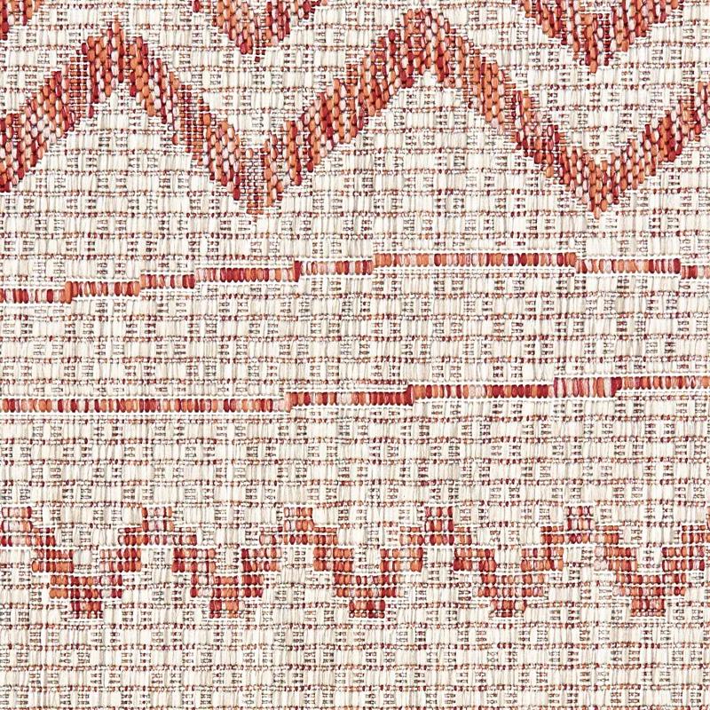 Evette Rios Sunshower Abstract Zero-Pile Flatweave Indoor/Outdoor Durable Area Rug