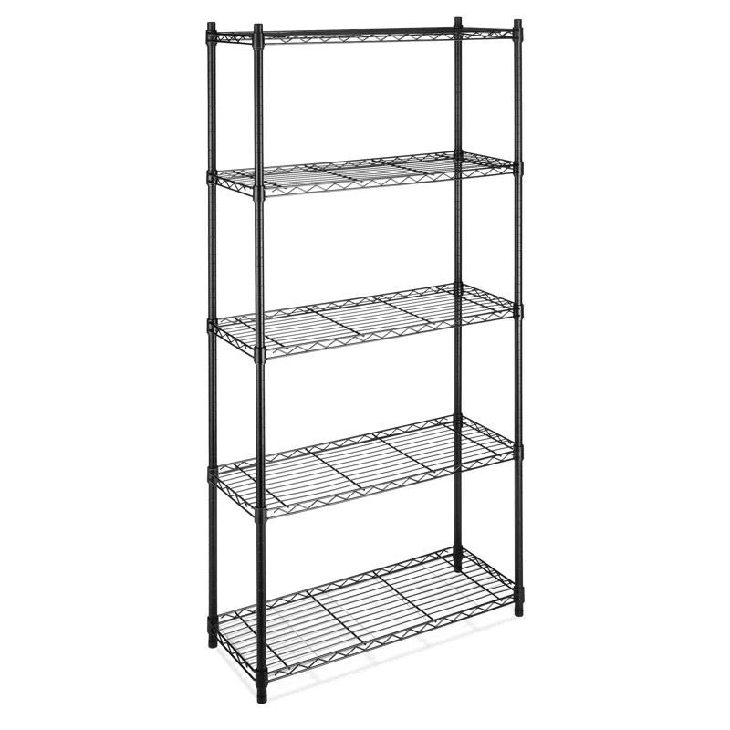 Rebrilliant Medlin 36'' W Metal Height -Adjustable Shelving Unit
