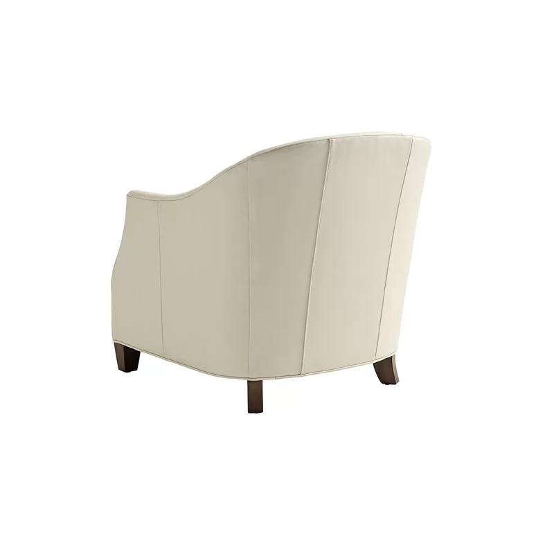 Ariana Escala Luxe Genuine Leather Pub Chair