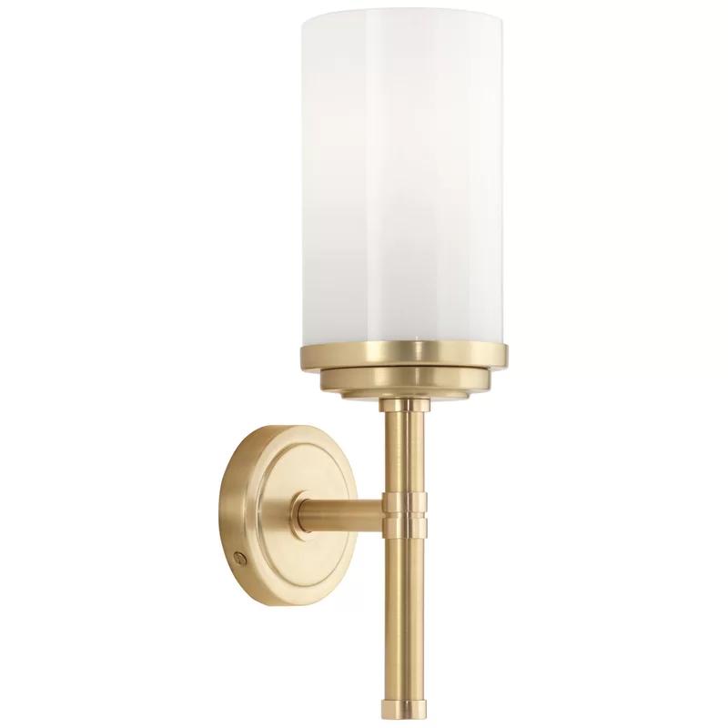 Halo Dual-Tone Brass 13" Dimmable Wall Sconce