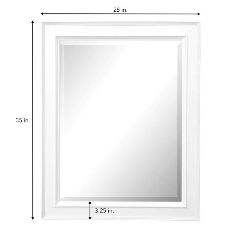 Lark Manor™ Bernardi Wood Flat Wall Mirror