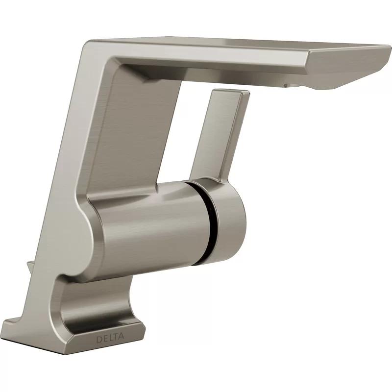 Sleek Pivotal 5.5" Stainless Steel Single Hole Faucet with ADA Compliance