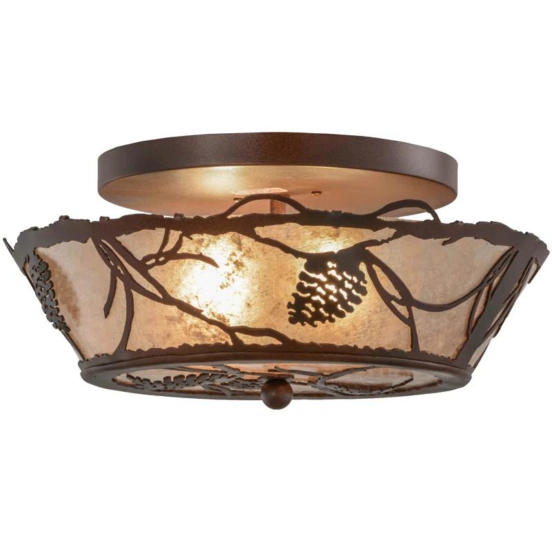 Mica Semi Flush Mount