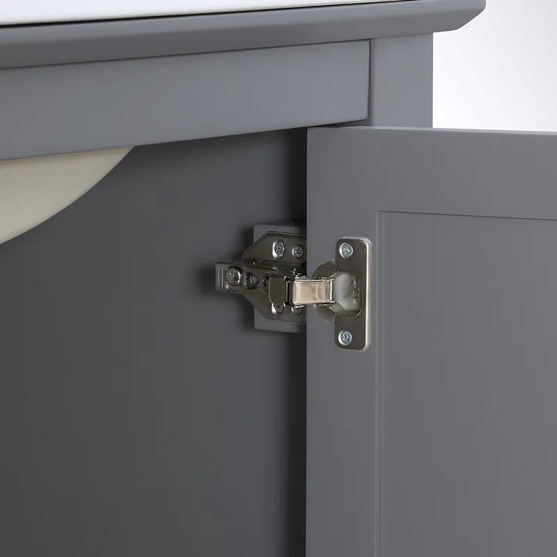 Manchester 24" Freestanding Single Sink Bathroom Vanity with Integrated Sink (Faucet Not Included)
