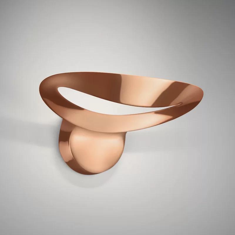 Mesmeri Modern Satin Copper Dimmable Wall Sconce