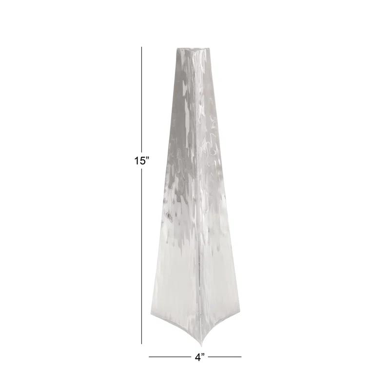 Ousmane Stainless Steel Floor Vase