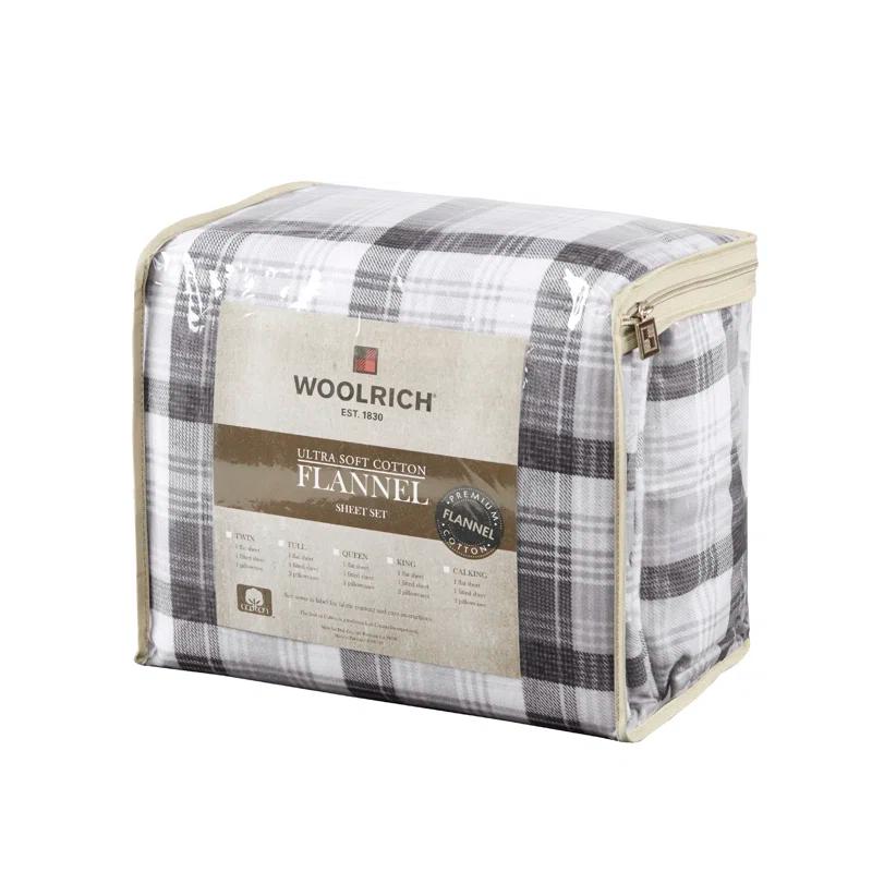 Woolrich 100% Cotton Flannel Sheet Set
