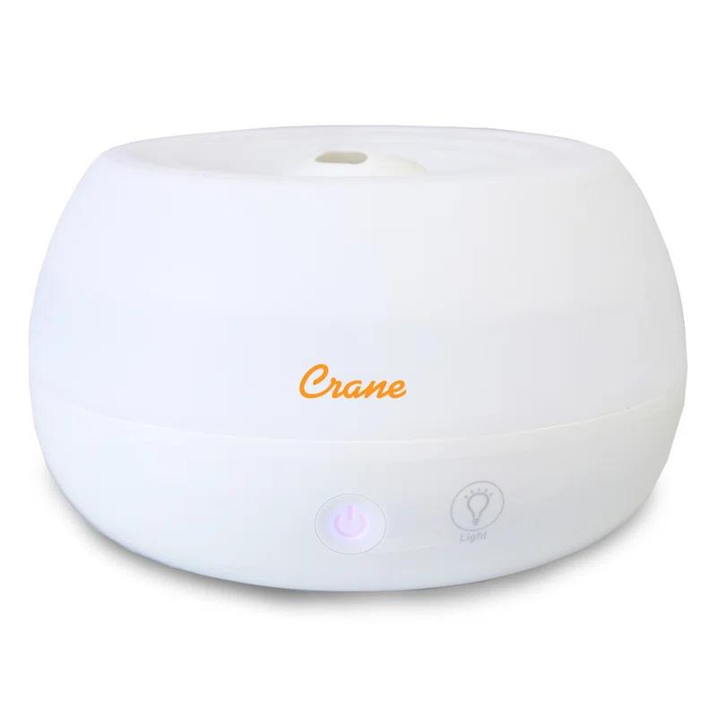 Crane USA 0.2 Gal. 2-in-1 Ultrasonic Cool Mist Humidifier & Aroma Diffuser for Small Rooms