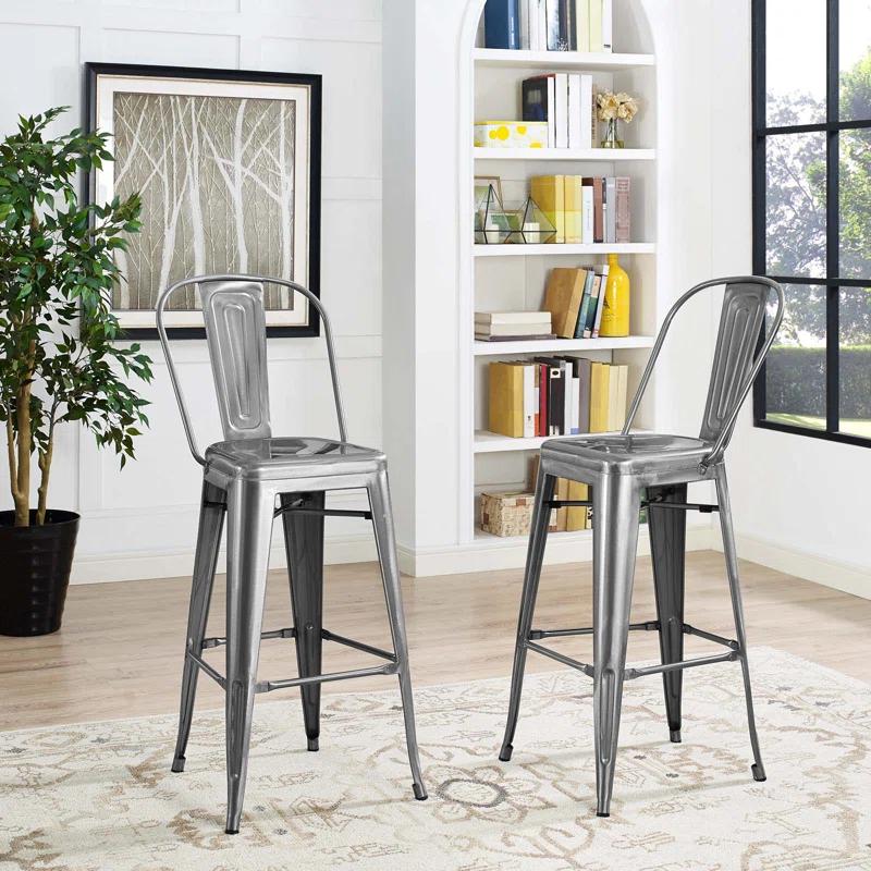 Modway Modway Promenade Metal Bar Side Stool