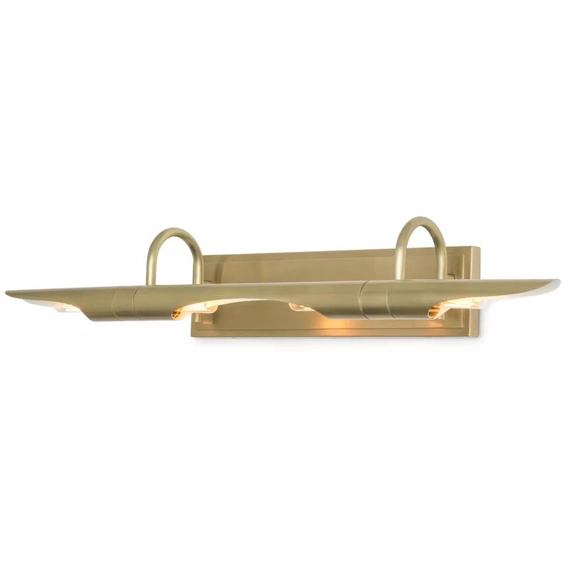 Regina Andrew 4-Light Dimmable Brass Picture Wall Light