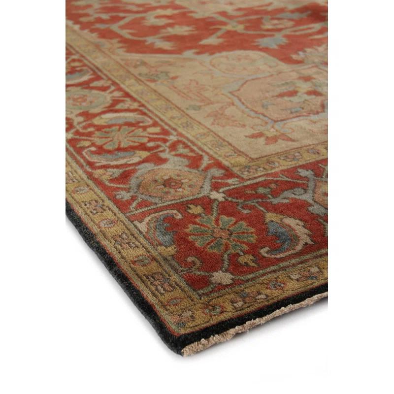 Antique Weave Serapi Wool Oriental Rug