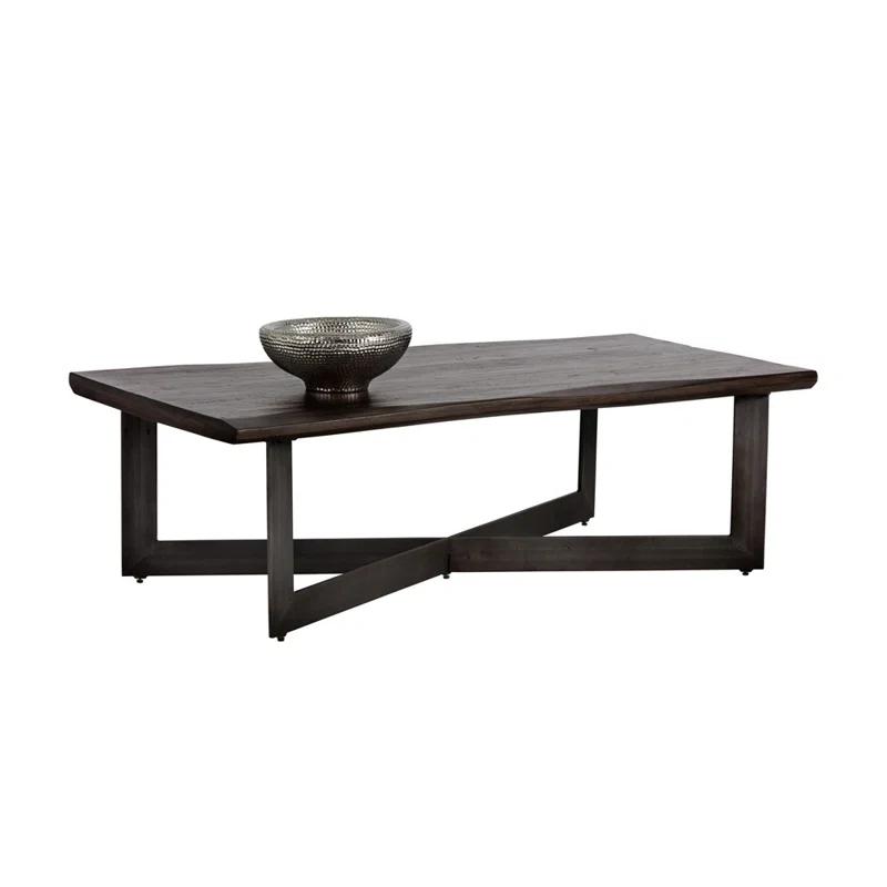 Metivier Solid Wood Top Coffee Table