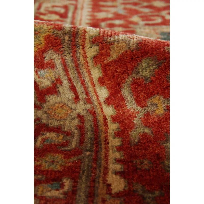 Antique Weave Serapi Wool Oriental Rug