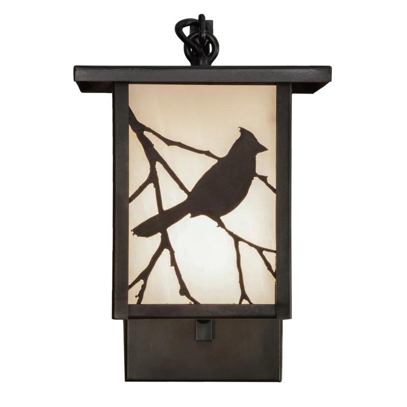 Meyda Lighting Rustic Lodge Solid Brass Wall Light