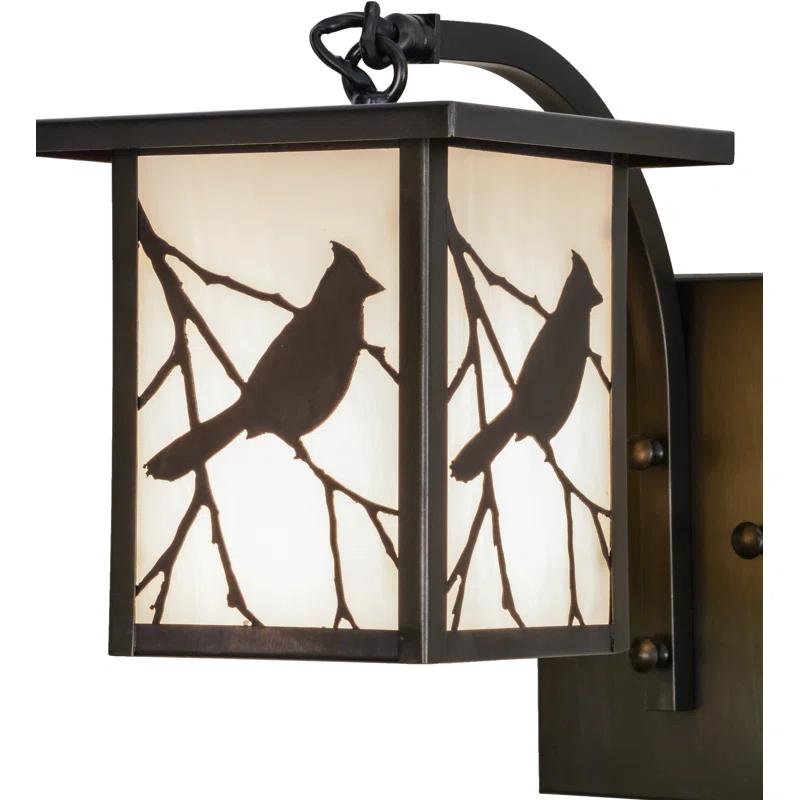 Meyda Lighting Rustic Lodge Solid Brass Wall Light