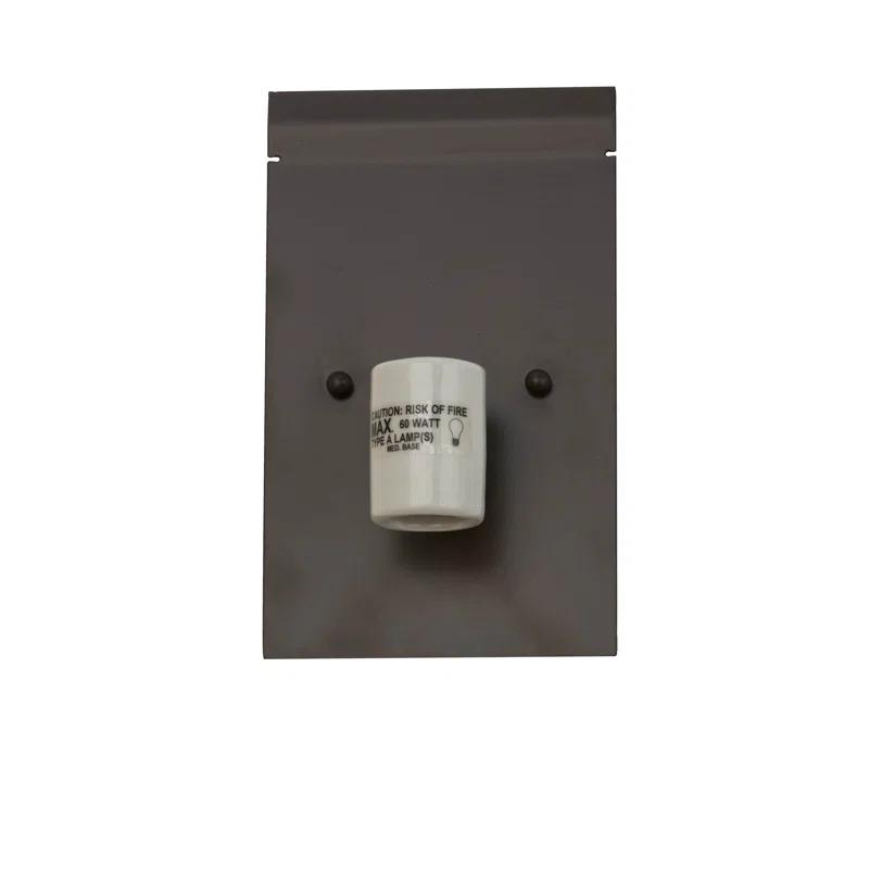 Rustic Lodge Flush Mounted Sconce
