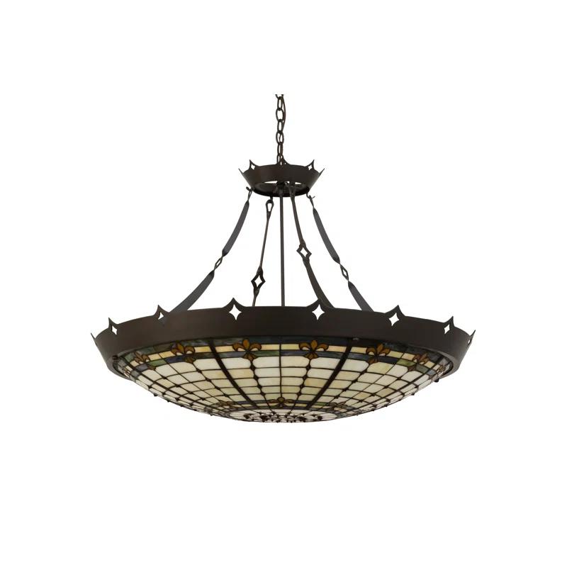 Timeless Bronze 40" Glass LED Indoor/Outdoor Pendant