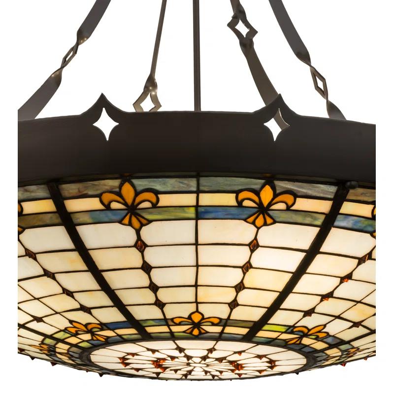 Timeless Bronze 40" Glass LED Indoor/Outdoor Pendant
