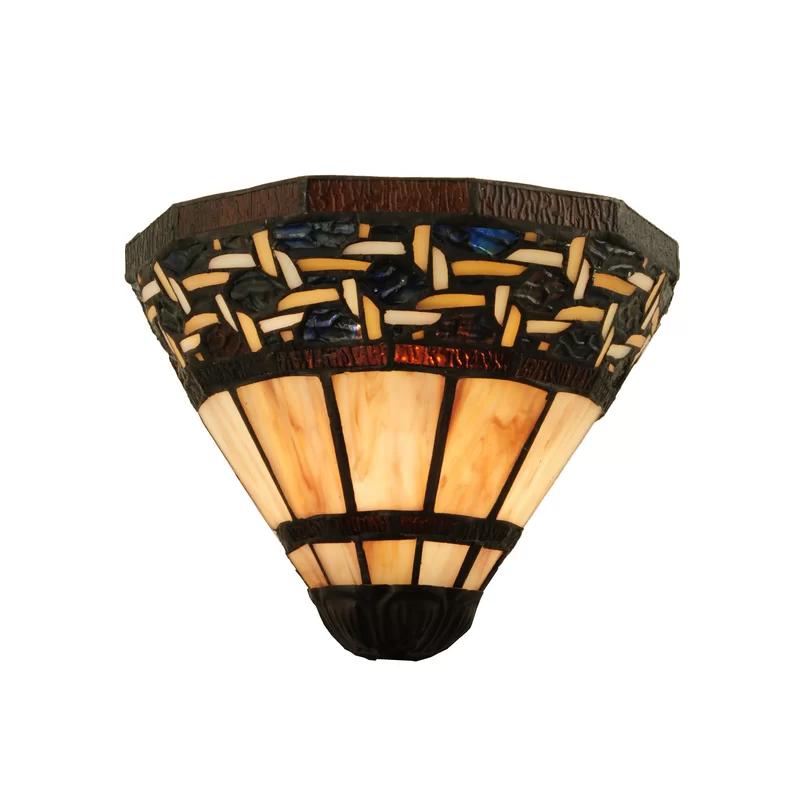 Ilona 18" Bronze and Black 1-Light Wall Sconce