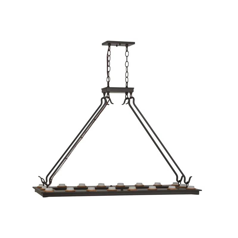 18 - Light Timeless Bronze Kitchen Island Pendant