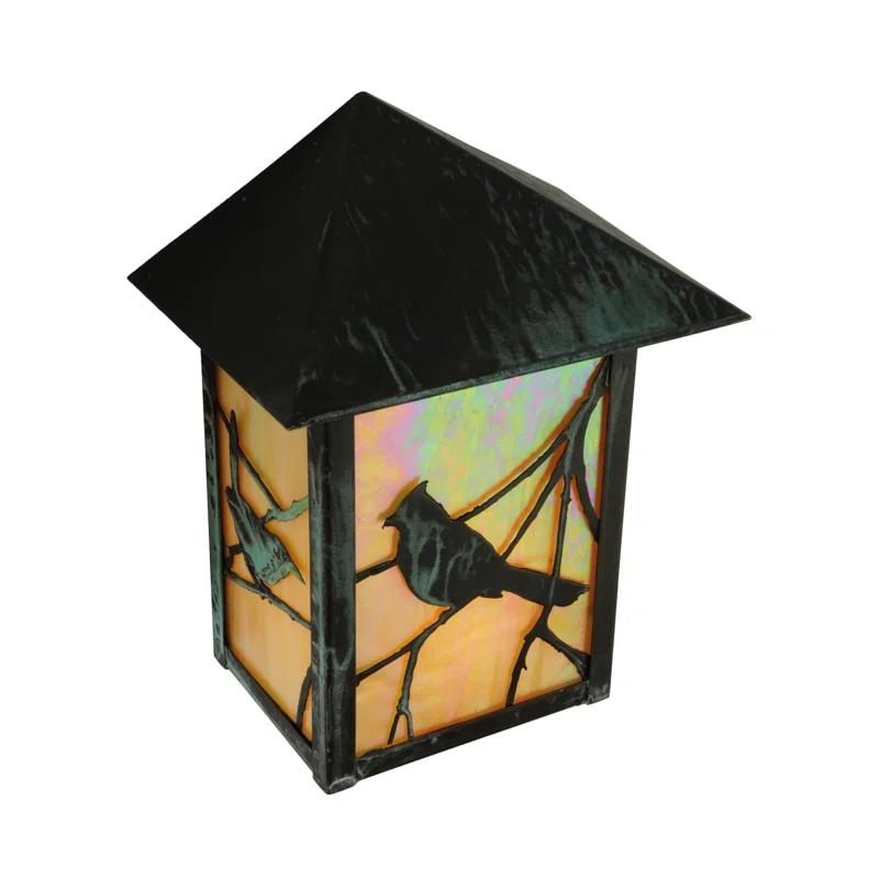 Rustic Lodge Solid Brass Wall Light