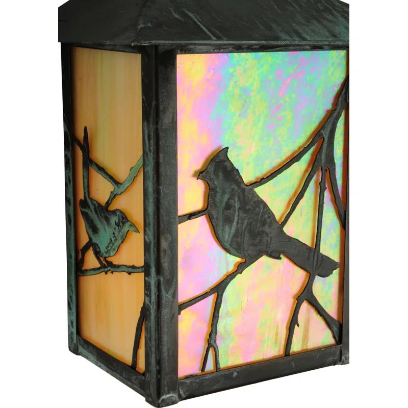 Rustic Lodge Solid Brass Wall Light