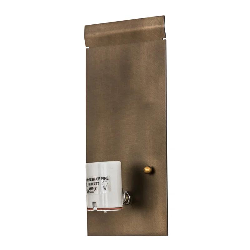 Rustic Lodge Flush Mounted Sconce