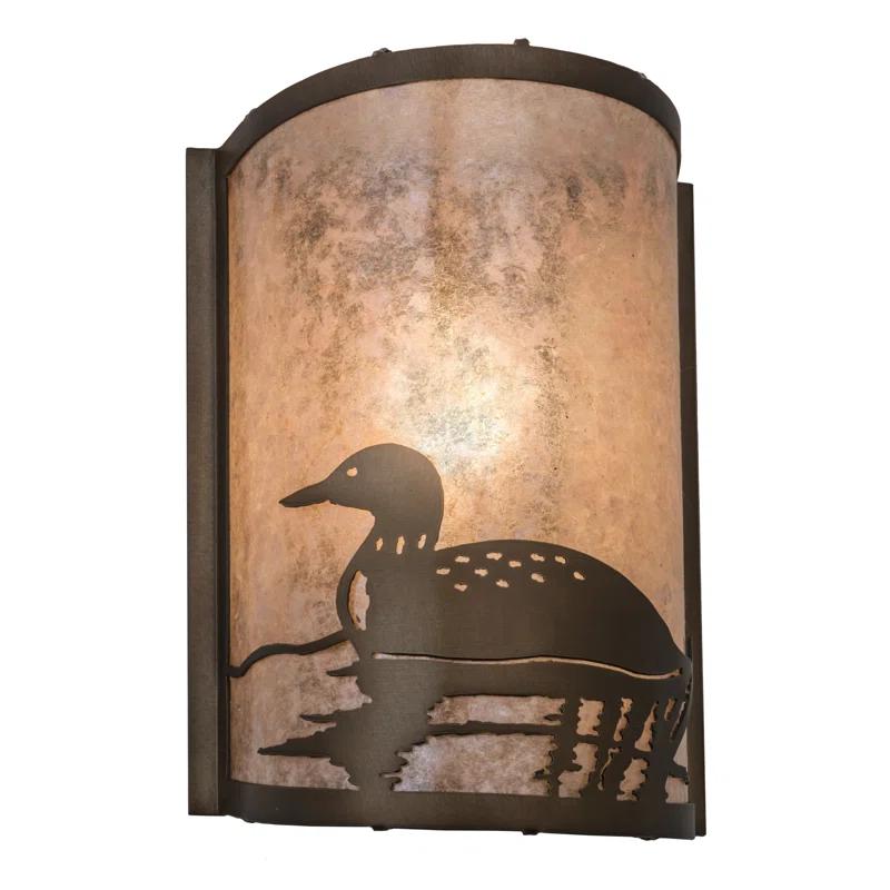 Meyda Lighting Rustic Lodge Flush Mounted Sconce