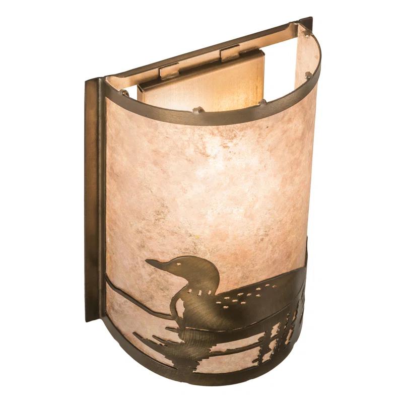 Meyda Lighting Rustic Lodge Flush Mounted Sconce